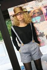 Soldes Short bretelle gris MANOUSH