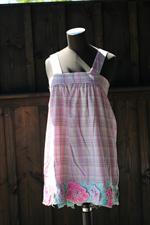 Robe bretelles Madras MANOUSH