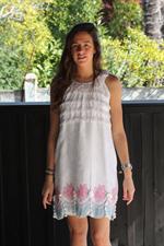 Robe vintage en soie MANOUSH