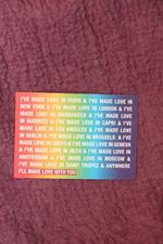 voir cet article : Maison de Vacances Carte postale I've Made Love