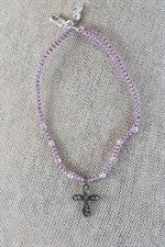 voir cet article : Catherine Michiels Bracelet en soie et croix en diamant