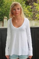 voir cet article : American Vintage Tee shirt manches longues col V