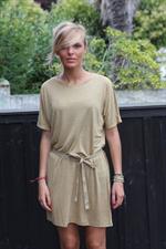 voir cet article : American Vintage Robe manches courtes col rond