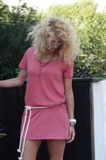 voir cet article : American Vintage Robe manches courtes col rond