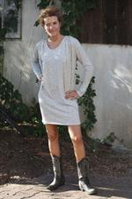 voir cet article : American Vintage Robe manches longues col U