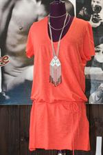 voir cet article : American Vintage Robe manches courtes col V