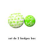 voir cet article : Caroline Lisfranc Set de 2 badges vert