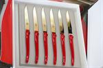 voir cet article : Laguiole Coffret 6 couteaux de table fluo lie de vin